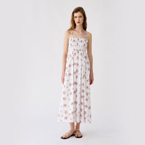 Smoke Rose Detachable Pads Home Dress