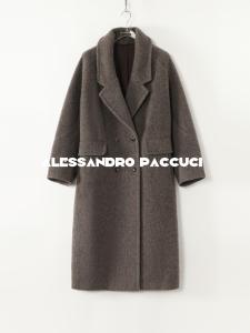 Peruvian Alpaca Wool & Merino Wool Blended Overcoat