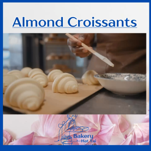 ครัวซองต์ อัลมอนด์ เนยสดไม่ใส่สารกันเสีย หอม หวาน มัน อร่อยลงตัว 2 ชิ้น