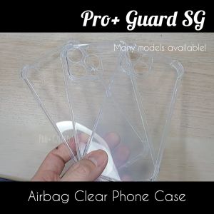 [SG] iPhone Airbag Phone Case iPhone 17 Pro Max Air iPhone 16 Pro Max Plus 17e 16e 15 Pro Max 15 Plus iPhone 14 Pro Max Plus 13 Pro Max Mini 12 11 X Xs Max XR SE 2022 SE 2020 8 7 Plus Corner Guard Clear Phone Casing