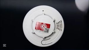 Fire Alarms Battery Operated Wireless Sensitive Smoke Detector for Warehouse Factory Fire Protection