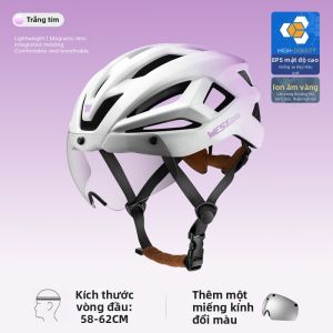 West Biking | Mũ Bảo Hiểm Xe Đạp Tích Hợp Kính Bơi Hít Thở Nam Châm