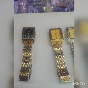 New Arrival Seiko Jam Tangan Wanita Model Kotak Tanggal Aktif Rantai Stainless & Baterai