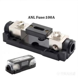 Hộp Cầu Chì Mini Chống Nước ANL 12V Cho Ô Tô Âm Thanh Xe Hơi Có Cầu Chì Gắn Bolt-On Chịu Nhiệt Độ Từ -40°C Đến 85°C