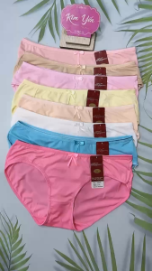 [Big Size 55- đến 70 kg] 10 Quần lót nữ  (3260) Coton Cao Cấp Có Dệt Chữ ở Lưng Quần