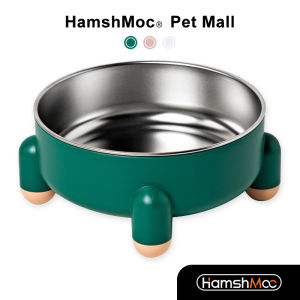HamshMoc Stainless Steel Pet Feeding Bowl Detachable Cat Bowls Large Capacity Dog Feeder No-Spill Easy to Clean for Cats Puppy Dog