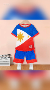 Boys T-shirt+Shorts Sports Kids Sets Children Lalaki Terno Child Boy Cartoon Clothing #UB032