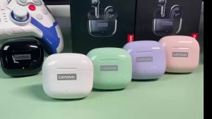 Lenovo | Lenovo LP40 Pro TWS Bluetooth 5.1 Quick Connect Earphones Ergonomic Design Headphones Powerful Transmission Speed Headset