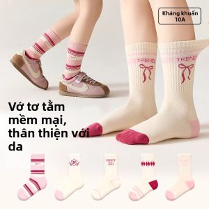 Vớ Dài Thấm Hút Mồ Hôi Chống Khuẩn Lụa