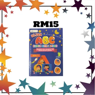 Buku Kamus Bergambar Kids Abc Picture Dictionary Book For Preschool