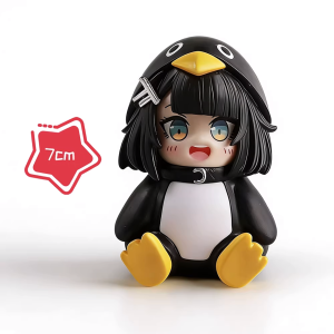 Bandai | Gugugaga Little Penguin Administrator PVC Figure Birthday Gift Model Ornament Model Anime Collection Desk Display Exhibit Gift