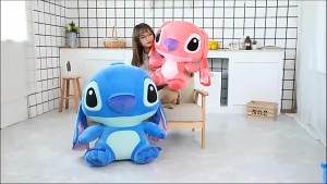 40/50/60cm big size  kawaii Lilo & Stitch plush toys stuffed soft cute anime Lilo & Stitch doll for children kids sleeping pillow toy for girls