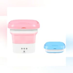 Mini Portable Washing Machine Foldable Basket Laundry Tub for Baby Clothes Underwear Sock / Mesin Basuh Mudah Lipat