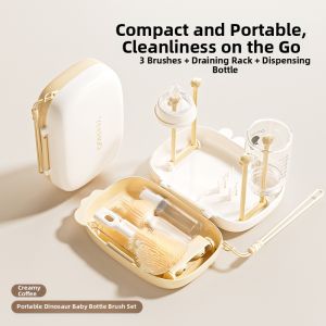 YeeHoO KIDS | Silicone Portable Infant Bottle Cleaning Set