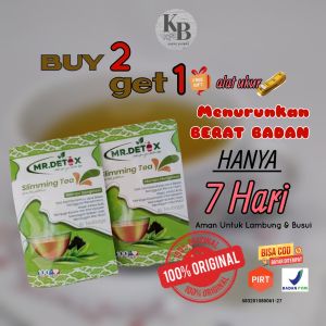 Mr Detox Slimming Teh Pelangsing Alami Teh Hijau Mr Detox Teh Hijau