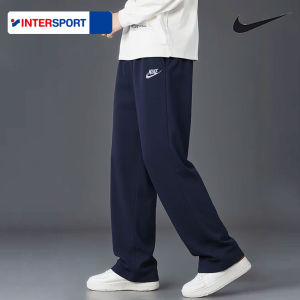 Nike | Quần Thể Thao Nam Thoáng Khí Len Mô Phỏng Ôm Dáng Màu Xanh