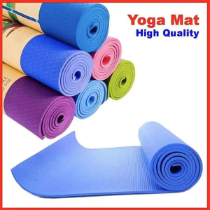 6MM TPE Eco Friendly Thick Anti Slip Non Slip Lightweight Waterproof High Density Yoga Mat Sports Outdoor Fitness Accessory