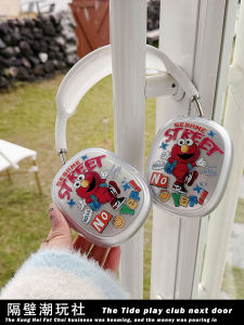 Cartoon INS Style Silicone Protective Case for Apple Airpods Max Headset Transparent Full Cover Soft Shell Earphone Cover