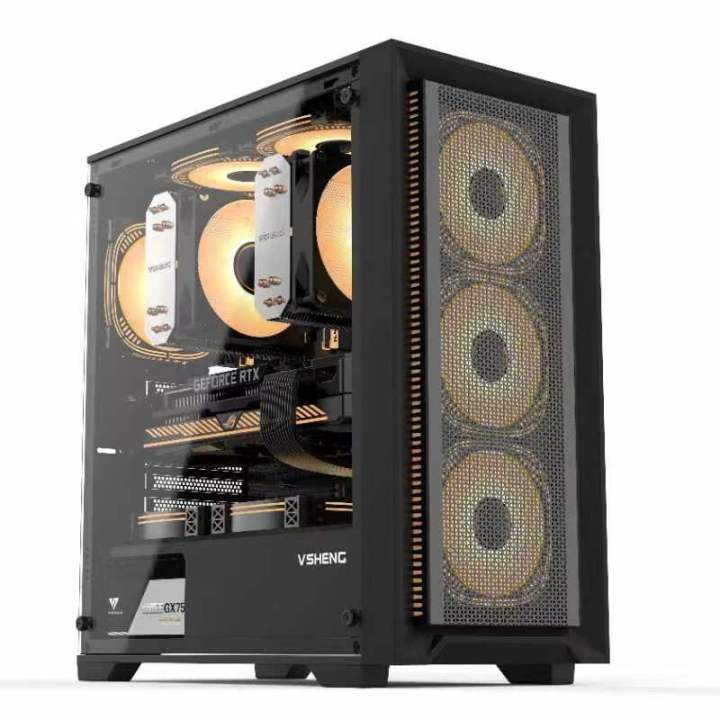 แผงวงจรหลัก E-ATX แบบ RGB สำหรับเซิร์ฟเวอร์ X79 X58 X99 ชุดลำลอง 2 ช่อง ช่องเก็บสายหลัง กล่องลำลอง แผงวงจรหลักคอมพิวเตอร์แบบโต๊ะ