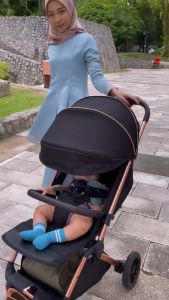 Quinton Roxy Stroller Auto-Fold Multipurpose and Compact Size Stroller Baby (Birth- 25kg)