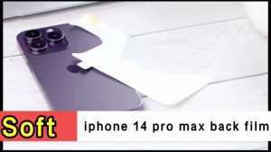 WSKEN Side Film For iPhone17ProMax/17Pro/16/15 Crash Case Protective Frame Hydrogel Back Protective Film