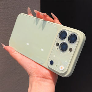 Luxury Candy Color Tempered Glass Case for iPhone 17 16 15 14 13 12 Pro Max Camera Protection Shockproof Bumper Hard Back Cover