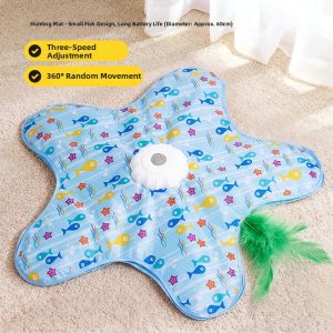 7o | Interactive Entertaining Play Mat Electric Spinner for Cats