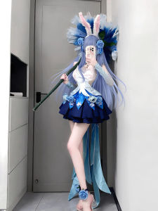 Plus Size Womens Cosplay Costume Set for Dance Performance King of Zhangzheng Rabbit Girl Outfit Full Size Clothing