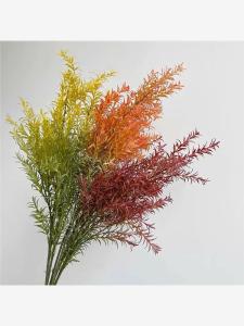 Thousand Layer Gold 4 Fork Yellow Willow Wedding Soft Decoration Flower Material Plant Flower Arrangement Decoration