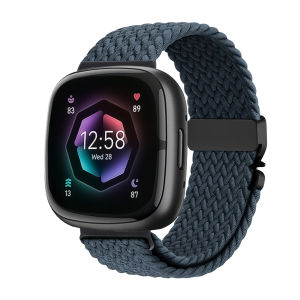 Parachute Braided Strap for Fitbit Versa 4 3 Sense 2 band Accessories replacment nylon correa Bracelet for Fitbit Versa 4 Strap