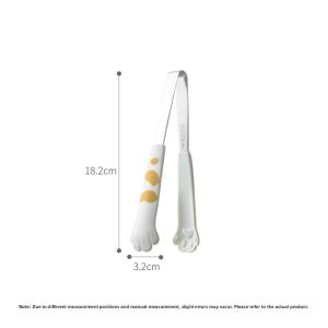 Stainless Steel Ice Clamp Dirty Matter Ice Sugar Rectangular Ice Block Clip Handheld Clamp Kitchen Dining Tableware Accessories