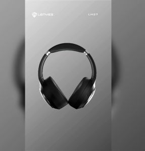 LH27ANC - HEADPHONE LENYES LH-27 Wireless Headset Bluetooth 5.4 Hybrid ANC Headphone Foldable High Fidelity Hifi Stereo With Mic