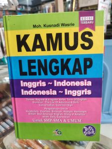 Kamus Lengkap Bahasa Inggris Jilid Hard Cover ukuran A5