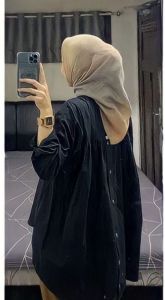 Kemeja Korea Kemeja Wanita Oversize