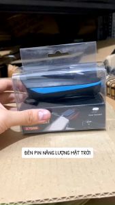 Đèn Pin Xe Đạp Sạc Năng Lượng Mặt Trời Sạc USB Đèn Pha Xe Đạp Thể Thao Kèm Còi 3 Chế Độ Sáng An Toàn Đi Đêm Chống Nước