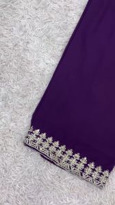 [PRE-ORDER] Ready Made Heavy Faux Georgette With 5mm Embroidery Sequence Suit (10-15days delivery)