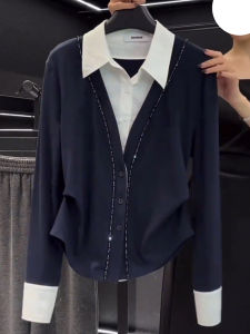 plus Size Womens Fashionable Loose Knitwear Long Sleeve Autumn New Style Versatile Casual Comfortable Slimming Top