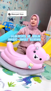 [toko snack jkt] Jungkat Jungkit Mainan anak kuda kudaan Rocking Toy MOLION Kuda & Beruang Mainan Goyang Bayi Kuda & Beruang Bisa Musik