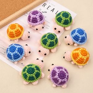 QINGPIN | Handmade Cute Turtle Yarn Doll Toy Gift for Girlfriend or Friend