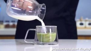 Cangkir Kaca Double Wall Glass One Two Cups Gelas Mug Kopi Teh Tahan Panas Dingin 180 ML