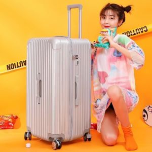 Large Capacity Travel Suitcase Thickened Password Lock Luggage Bag for Men And Women with Wheels HBQKcq Style ABS+PC Material