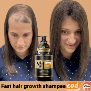 Anti off shampoo Black Hair Shampoo rambut gugur 400ml Penumbuh rambut  growth pelebat rambut  prevents hair loss mild and non-irritating Ginger Hair Regrowth Dense Fast Anti Hair Loss Repair Damaged Hair Preventing Hair Fall Nourish