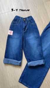 Kulot Jeans Anak Perempuan Usia 4-13 Tahun Korean Style Premium -Highwaist Jeans Anak Cewek Tanggung