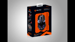 Meetion M371 Wired RGB Gaming Mouse - Ergonomis Adjustable DPI 1600 Backlit LED Desain Simetris