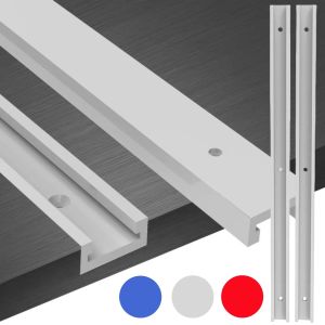 2Pcs 19/30 Type Tracks T Slot Miter Jig Tool for Woodworking Router Table Aluminum Alloy Miter Track Jig Fixture Track Jig Tool