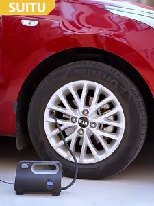 🚗German quality🚗 Pam Tayar Kereta Tyre Pump Portable Air Pump Fast inflation Lighting Electric pump 12V Smart digital display Tyre Inflator Portable pump tyre
