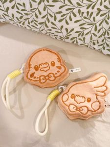 Túi Đựng Đồ Hình Chim Nướng Bánh Dễ Thương Túi Đựng Tai Nghe Túi Xách Bằng Vải Nhung Túi Xách Cầm Tay Hình Chim Hổ Phách