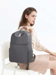 Notebook Backpacks Waterproof Travel Bags 16 Inch Laptop Bagpack for Business Women Backbag 14" Computer Bag Gray Color Rucksack New Design 15 inches Large Back Pack Light Schoolbag Outdoor Fixed Trolley Box Anti-theft