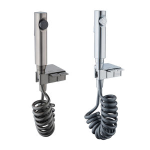 Baokemo Brass Bathroom Bidet Sprayer Set Sanitary flusher Toilet Portable Bidet Shower Set