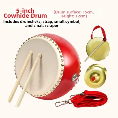 WANGTONGQIJIAN | Traditional Performance Kit for Children Chinese Drum